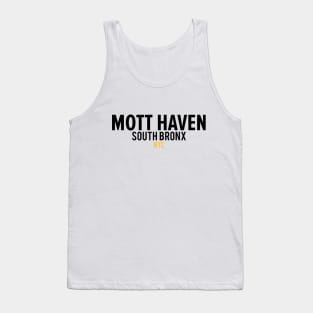 Mott Haven Bronx NYC- Modern Minimalistic Typography Tank Top